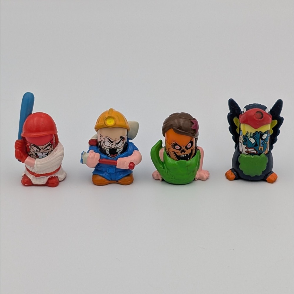 Collectible Mighty Beanz Bodz Lot of 4 Series 1 mix/match baseball construction